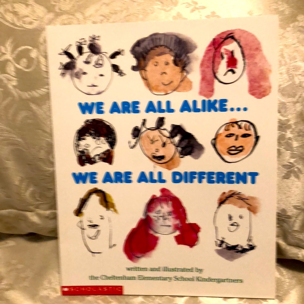 WE ARE ALL ALIKE…WE ARE ALL DIFFERENT-CHILDREN’S BOOK BY KINDERGARTENERS - #245